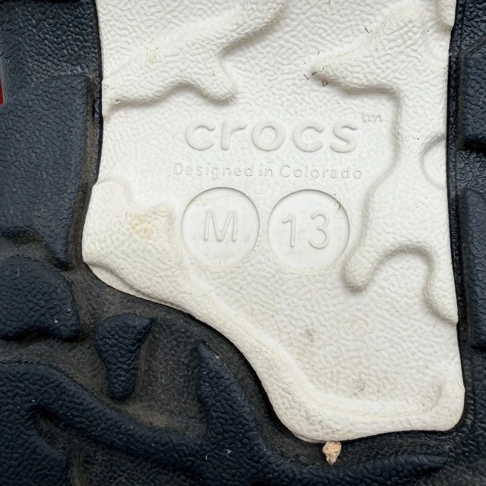 Crocs‎ Sandals Men's Sz 13 White All Terrain Atlas Clogs